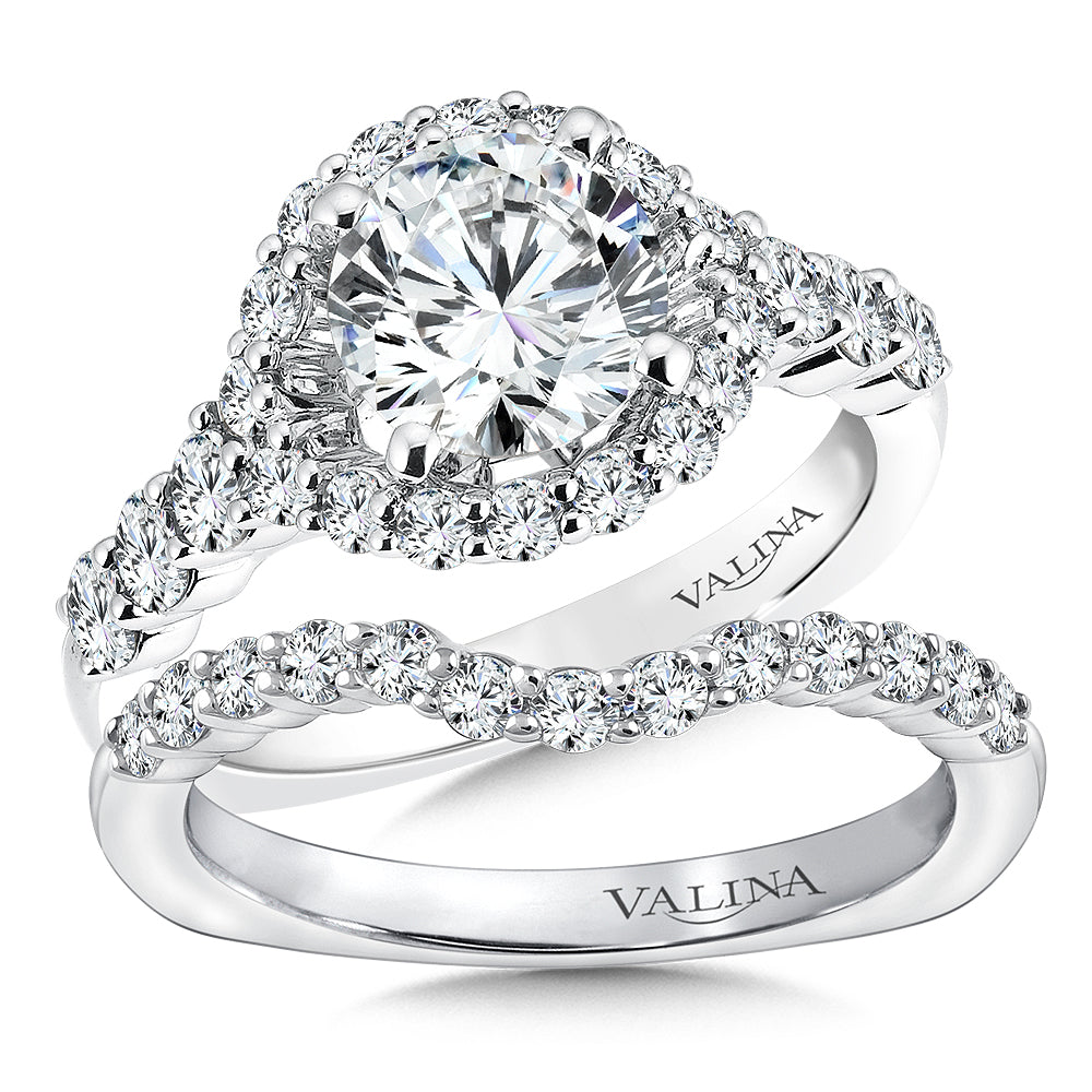 Princess Cut Low Profile Halo Engagement Ring In 950 Platinum | Fascinating  Diamonds